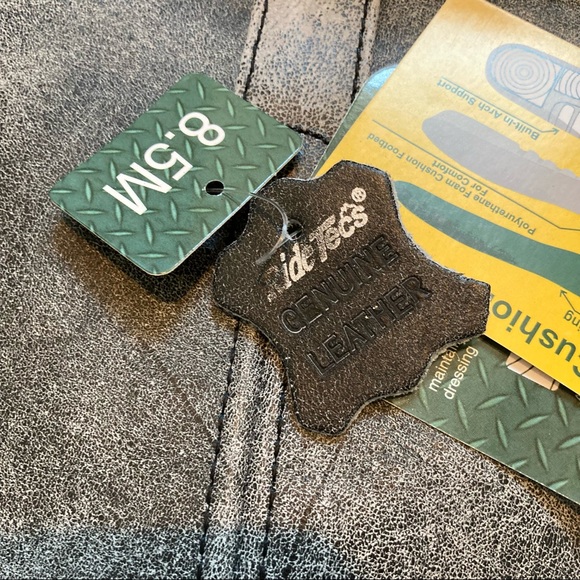 Ride Tecs Mens 13” Stone Wash Leather Harness Boots Size 8.5M  NWOB - Picture 11 of 15